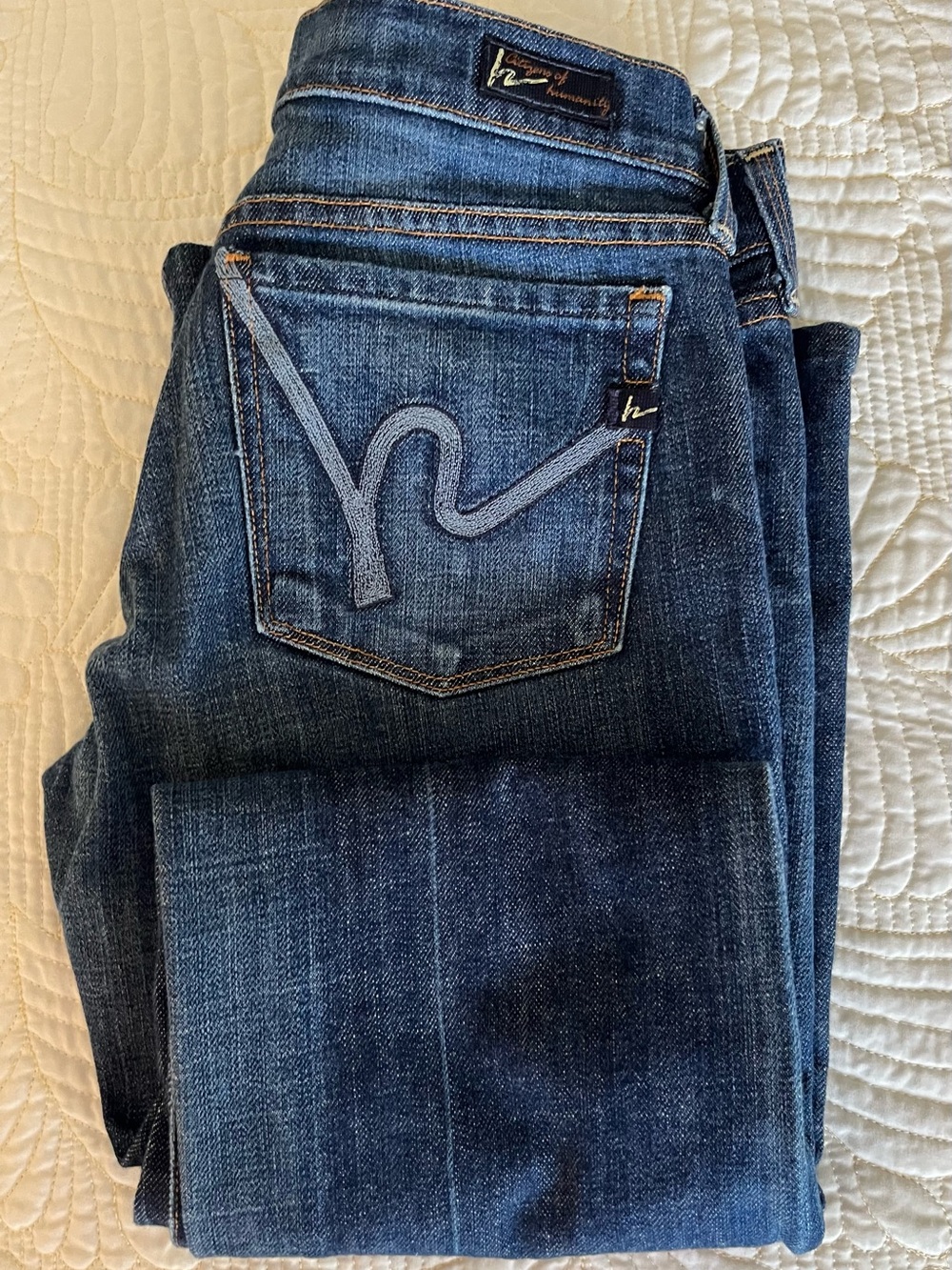 Citizens of Humanity jeans like new .
Pristine condition